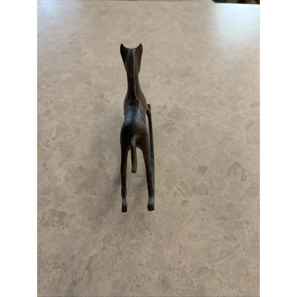 Vintage Brass Rocking Horse